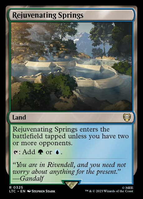 Rejuvenating Springs Magic The Gathering Singles Commander Sets