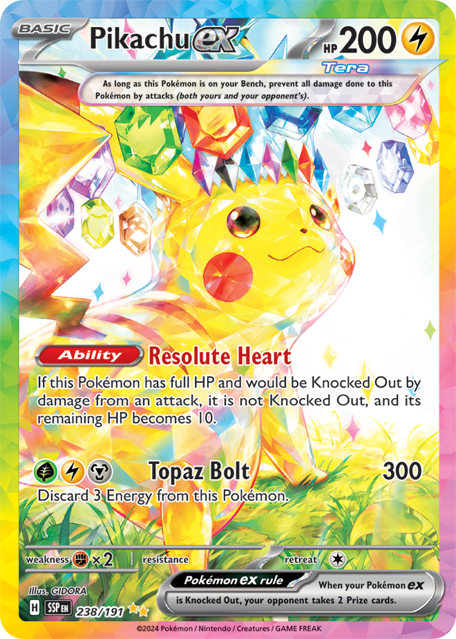 Pikachu Ex 238 191 Special Illustration Rare Pokemon Singles SV