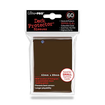 Ultra Pro Small Deck Protectors - Brown (60ct)