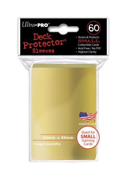 Ultra Pro Small Deck Protectors - Gold (60ct)