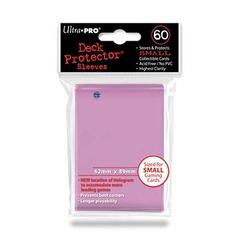 Ultra Pro Small Size Sleeves - Pink - 60ct