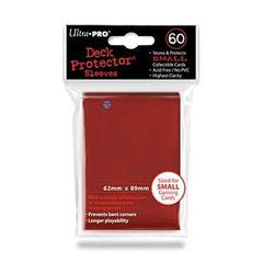 60ct Red Small Deck Protectors