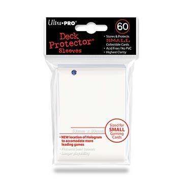 60ct White Small Deck Protectors