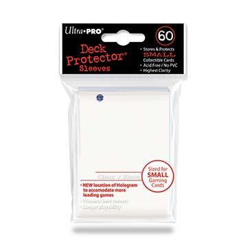 60ct White Small Deck Protectors