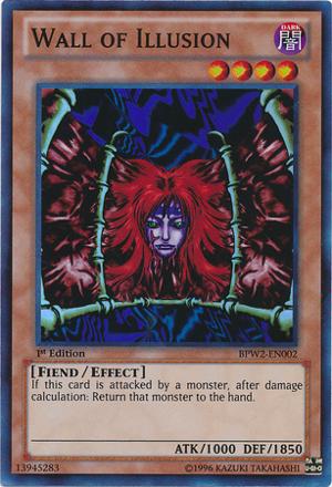 Wall of Illusion - BPW2-EN002 - Super Rare - 1st Edition