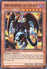 Archfiend of Gilfer - BPW2-EN020 - Super Rare - 1st Edition