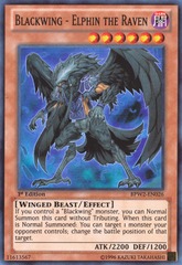 Blackwing - Elphin the Raven - BPW2-EN026 - Super Rare - 1st Edition