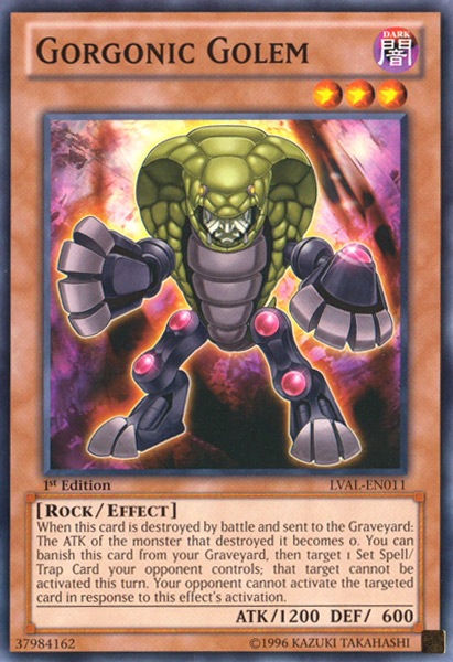 Golem gorgonique - LVAL-EN011 - Commun - 1ere edition // Legacy of the Valiant - LVAL