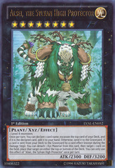 Alsei, the Sylvan High Protector - LVAL-EN052 - Ultra Rare - 1st Edition