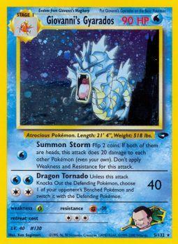 Giovannis Gyarados - 5/132 - Holo Rare - Unlimited Edition