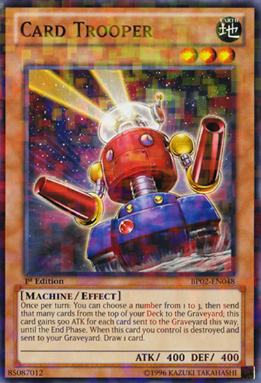 Card Trooper - BP02-EN048 - Mosaic Rare - Unlimited Edition