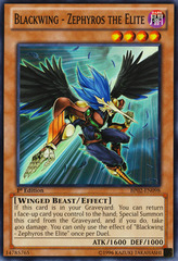 Blackwing - Zephyros the Elite - BP02-EN098 - Common - Unlimited Edition