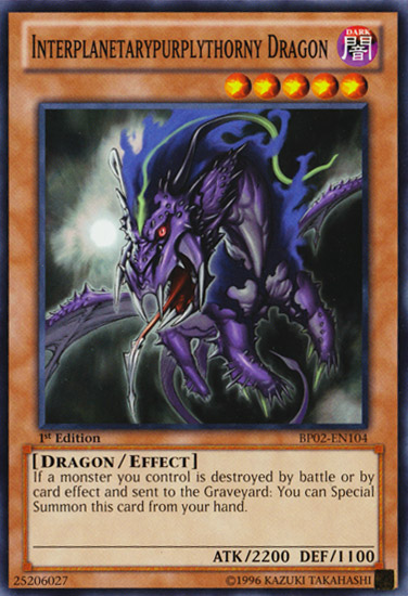 Interplanetarypurplythorny Dragon - BP02-EN104 - Common - Unlimited Edition