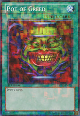 Pot of Greed - BP02-EN129 - Mosaic Rare - Unlimited Edition