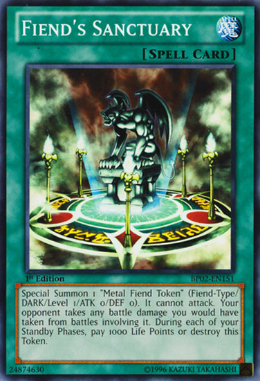 Fiends Sanctuary - BP02-EN151 - Common - Unlimited Edition