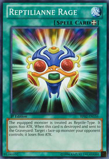 Reptilianne Rage - BP02-EN156 - Common - Unlimited Edition