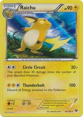 Raichu - 43/146 - Holo Rare