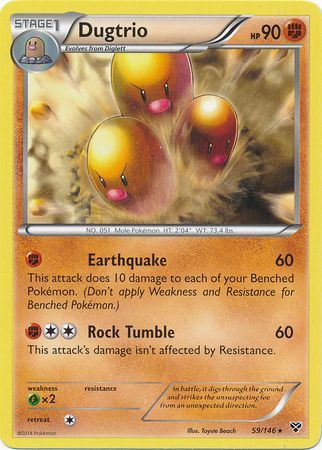 Dugtrio - 59/146 - Rare