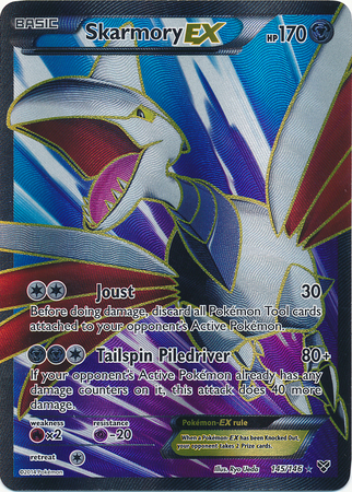 Skarmory-EX - 145/146 - Full Art Ultra Rare