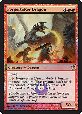 Forgestoker Dragon - Foil - Prerelease Promo