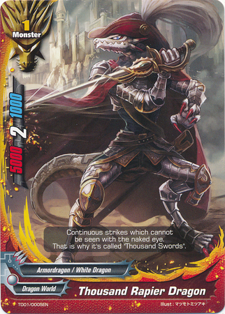 Thousand Rapier Dragon - TD01/0005EN - C Thousand Rapier Dragon - TD01/0005EN - C