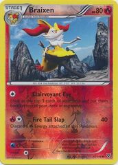 Braixen - 25/146 - Uncommon - Reverse Holo