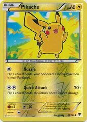 Pikachu - 42/146 - Common - Reverse Holo