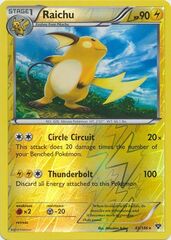 Raichu - 43/146 - Holo Rare - Reverse Holo