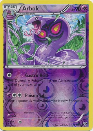 Arbok - 48/146 - Rare - Reverse Holo