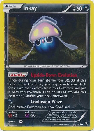 Inkay - 74/146 - Uncommon - Reverse Holo