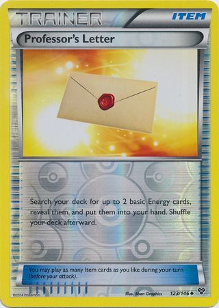 Professors Letter - 123/146 - Uncommon - Reverse Holo Professors Letter - 123/146 - Uncommon - Reverse Holo