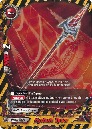 Hysteric Spear - TD02/0013 - C