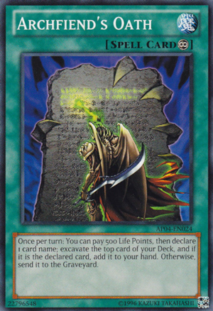 Archfiends Oath - AP04-EN024 - Common - Unlimited Edition