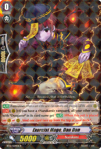 Exorcist Mage, Dan Dan - BT12/029EN - R