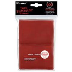 100ct Red Standard Deck Protectors