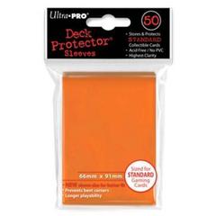 Ultra Pro 82673 Solid Standard Deck Protectors 50ct - Orange