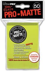 Ultra Pro - 50ct Pro-Matte Bright Yellow Standard Deck Protectors