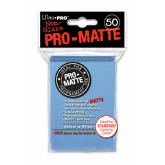 Ultra Pro - 50ct Pro-Matte Light Blue Standard Deck Protectors