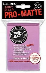 Ultra Pro - 50ct Pro-Matte Pink Standard Deck Protectors