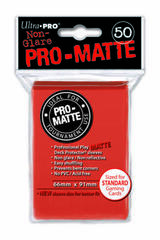 Ultra Pro - 50ct Pro-Matte Red Standard Deck Protectors