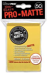 Ultra Pro - 50ct Pro-Matte Yellow Standard Deck Protectors