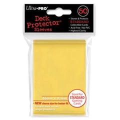 Ultra Pro 82675 Solid Standard Deck Protectors 50ct- Yellow