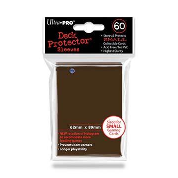 60ct Brown Small Deck Protectors