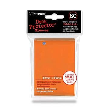 60ct Orange Small Deck Protectors