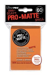 Ultra Pro - 60ct Pro-Matte Orange Small Deck Protectors