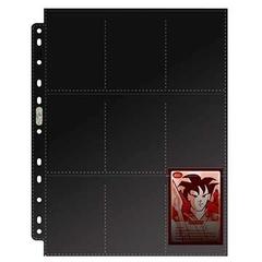 18-Pocket Platinum Topload Page with Black Background (11-Holes)