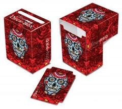 Dia De Los Muertos Blue Skull Deck Box