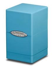 UPR84180: Deckbox: Satin Tower 100+ Solid- Blue, Sky