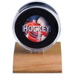 Puck Light Wood Holder