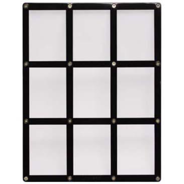 9-Card Black Frame Screwdown Holder